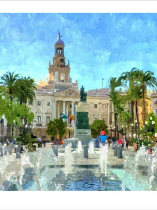 ESTAMPA GRABADO DIGITAL CÁDIZ PD CADIZ 22